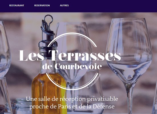 Showcase website<br/>Les Terrasses de Courbevoie